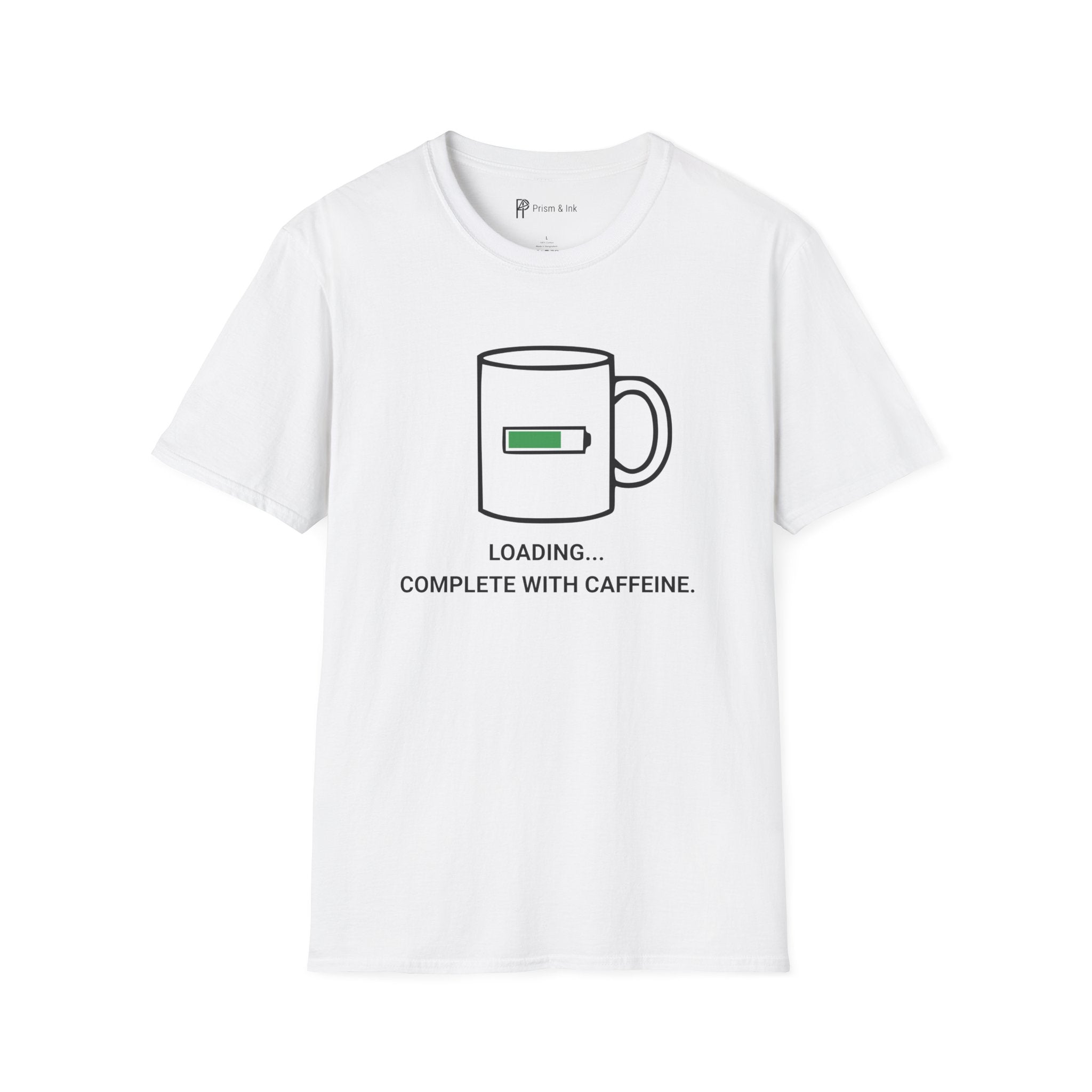 Caffeine Loading Battery T-Shirt
