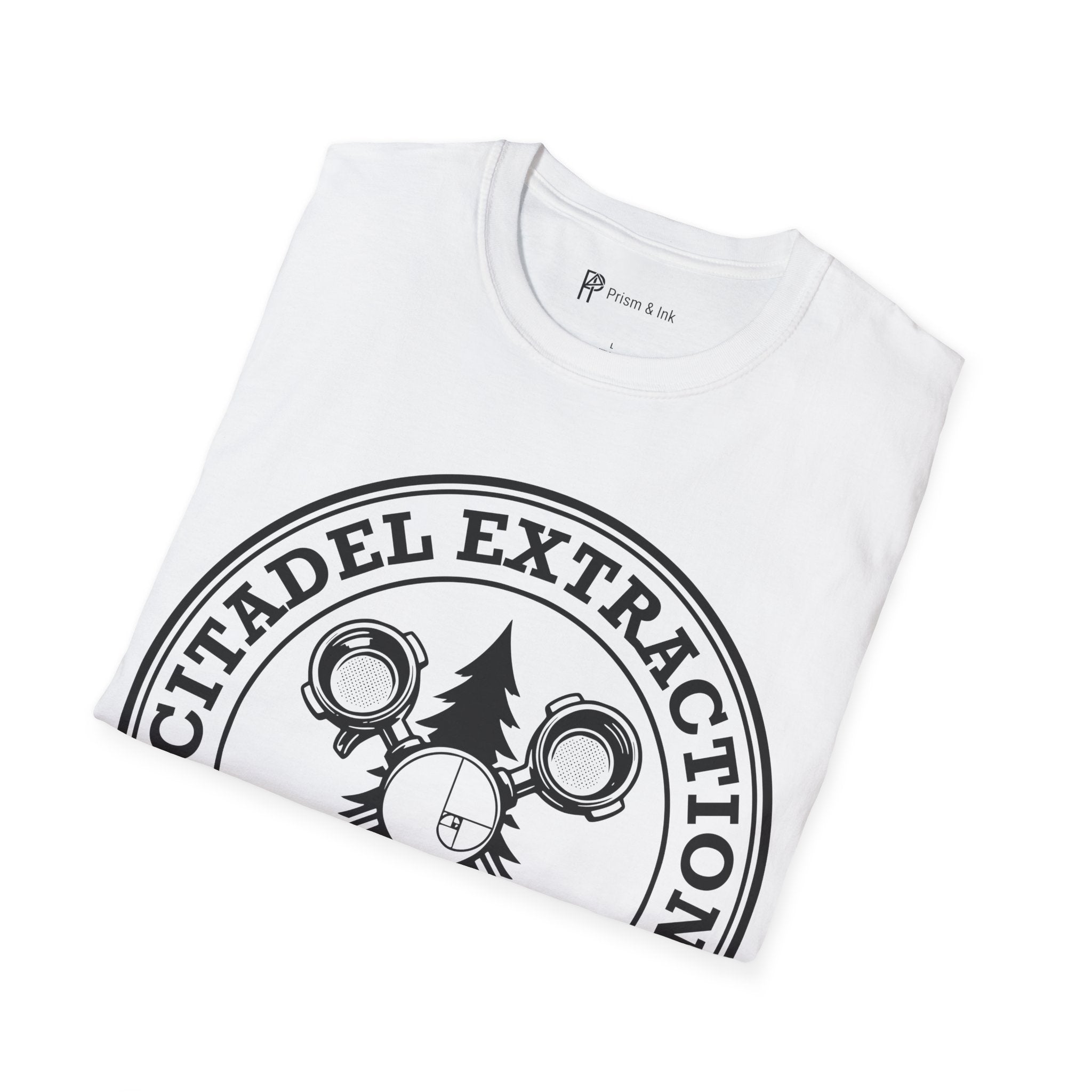 Citadel Extraction Guild T-Shirt — Professional Barista Badge & Golden Ratio