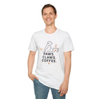 Paws Claws Coffee Pet Lover T-Shirt