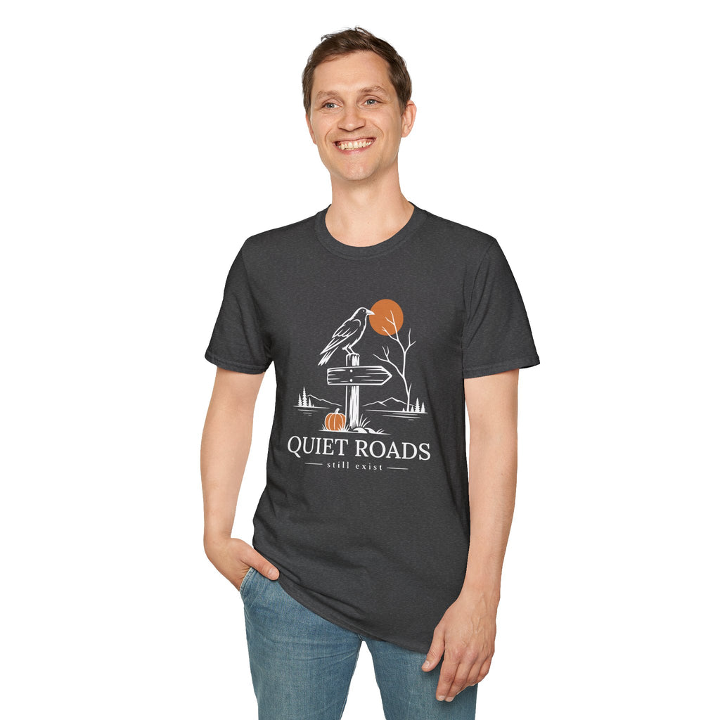 Quiet Roads Still Exist Raven Autumn T-Shirt
