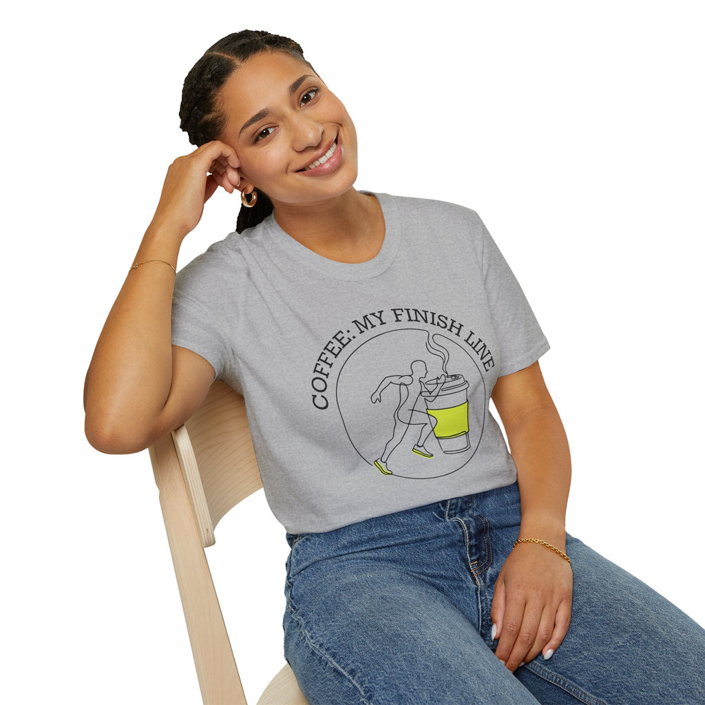 Coffee My Finish Line Running T-Shirt