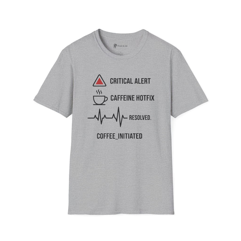Caffeine Hotfix Programmer T-Shirt