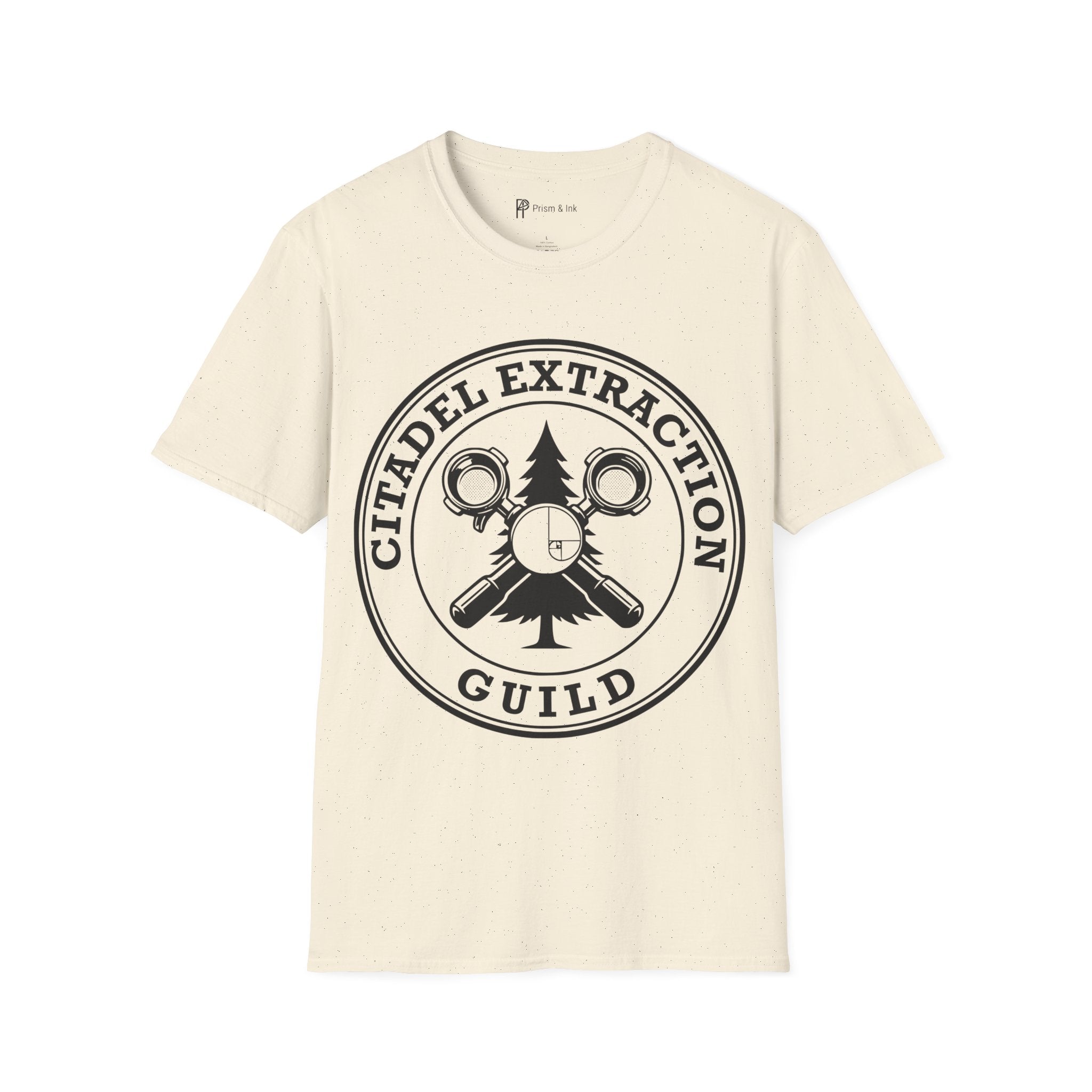 Citadel Extraction Guild T-Shirt — Professional Barista Badge & Golden Ratio