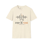 Stay In Tune Frequency Wave Coffee T-Shirt