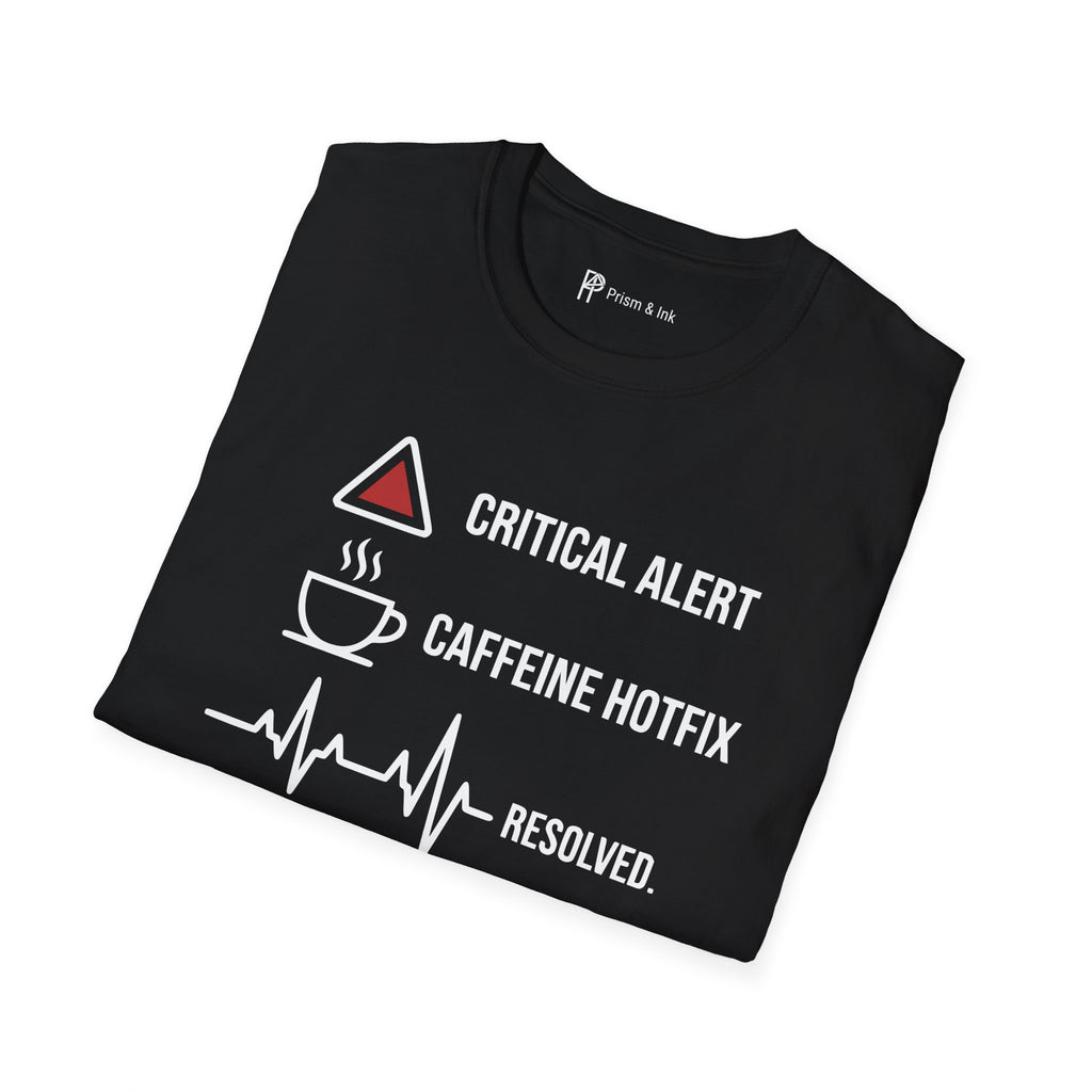 Caffeine Hotfix Programmer T-Shirt