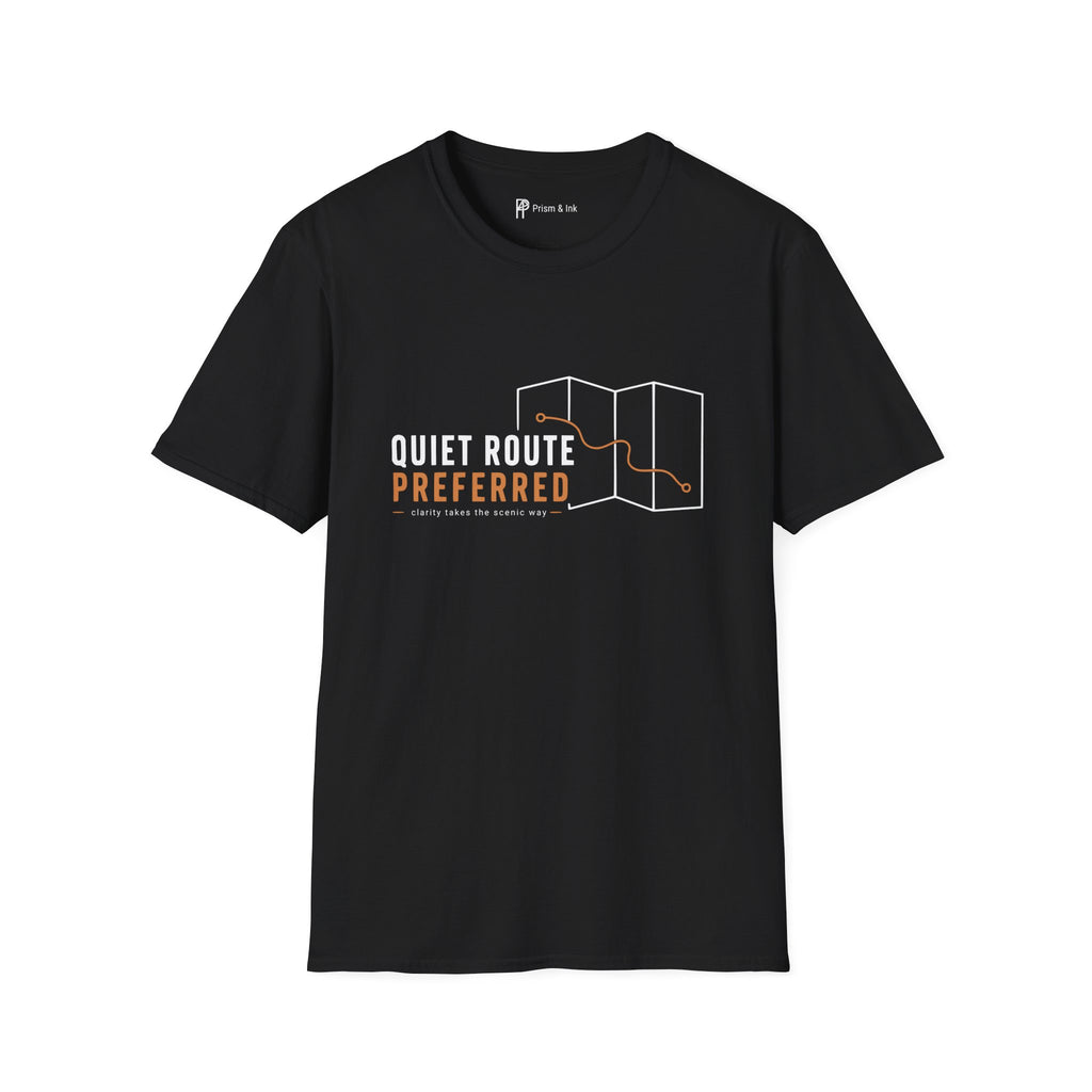 Quiet Route Preferred Minimalist Scenic Route T-Shirt
