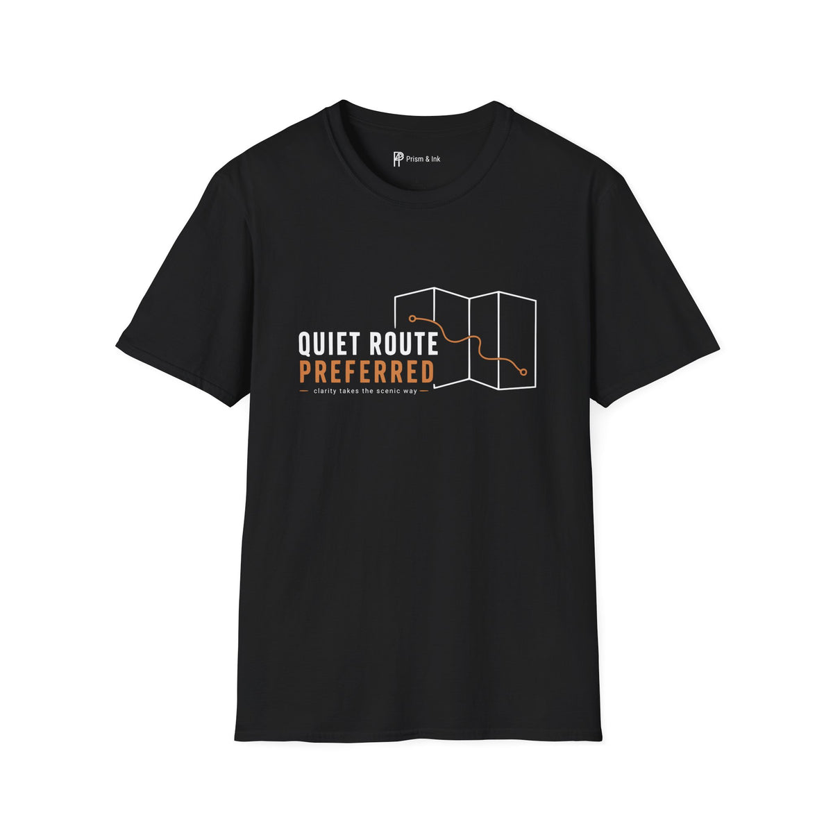 Quiet Route Preferred Minimalist Scenic Route T-Shirt