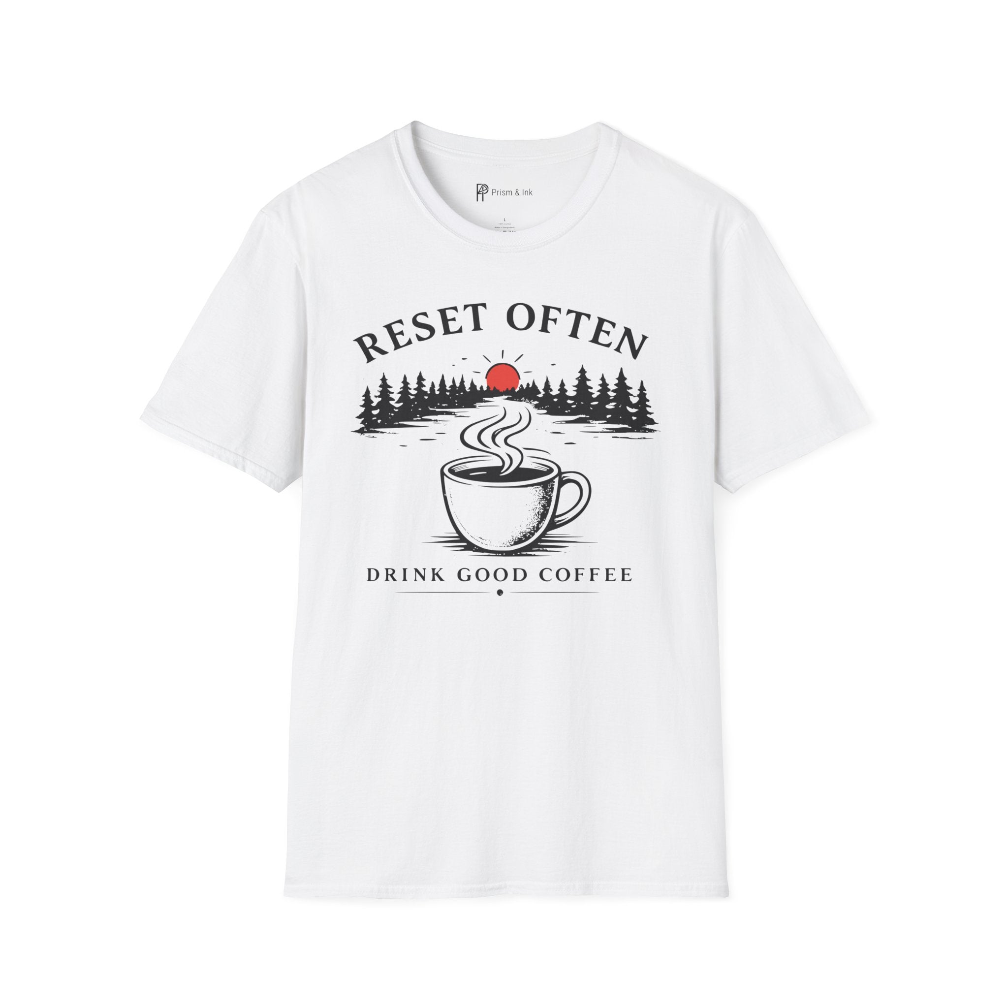 Reset Often Coffee T-Shirt