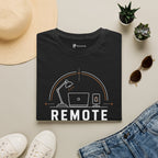 Remote By Choice Minimalist Work From Home T-Shirt