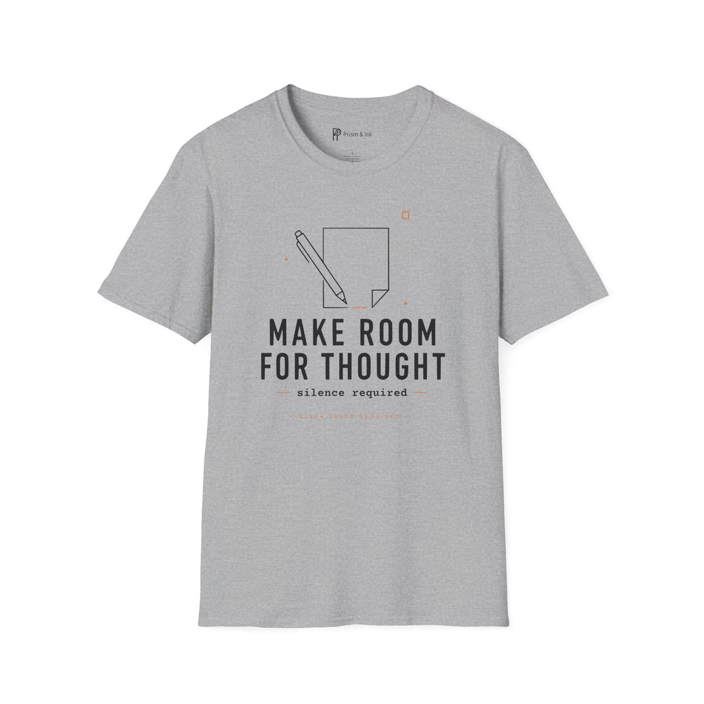 Make Room For Thought Minimalist Introvert T-Shirt