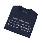 Basic Human Logic Programmer Coffee T-Shirt