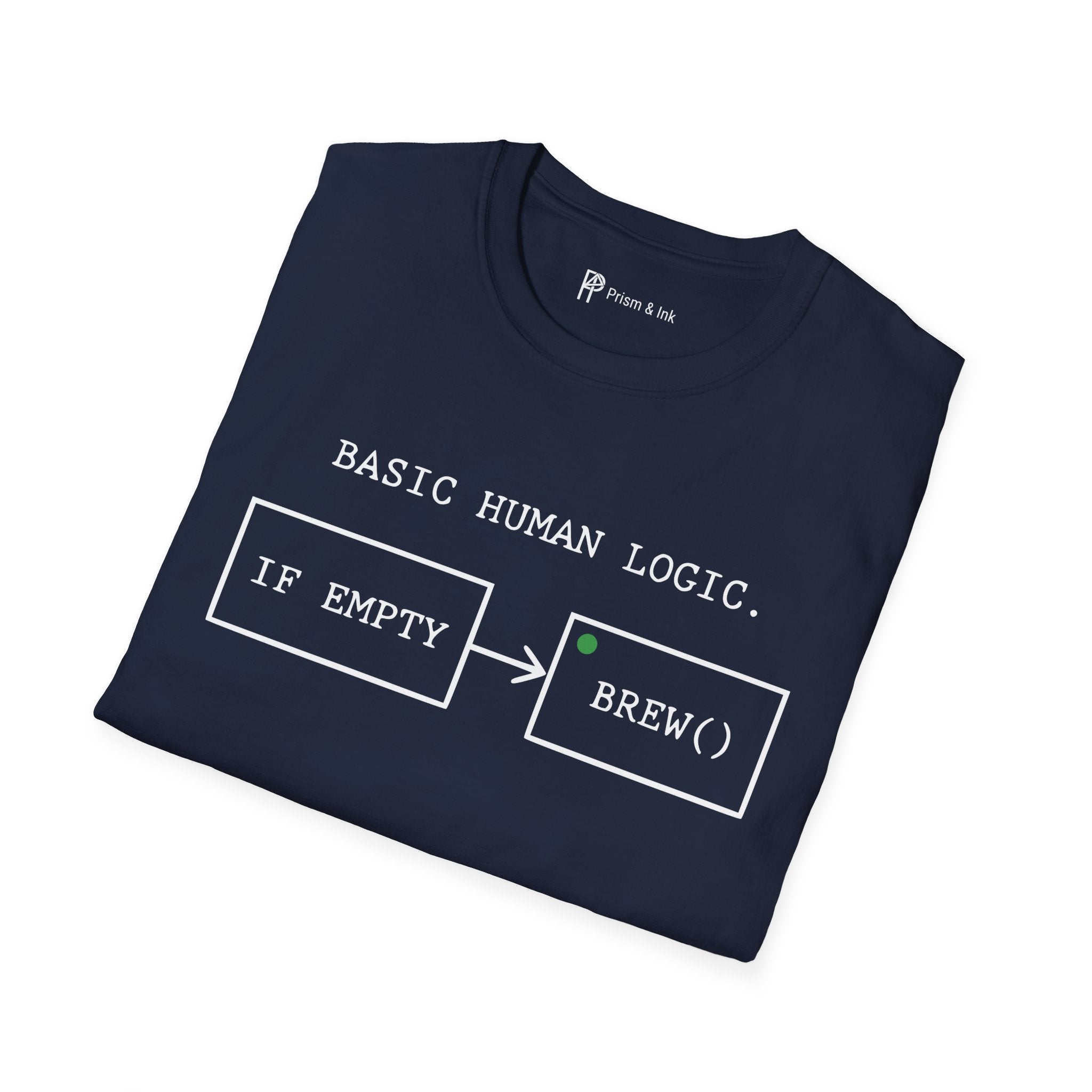 Basic Human Logic Programmer Coffee T-Shirt