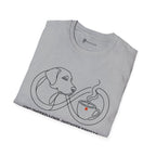 Unlimited Love Infinite Refills Dog Coffee T-Shirt