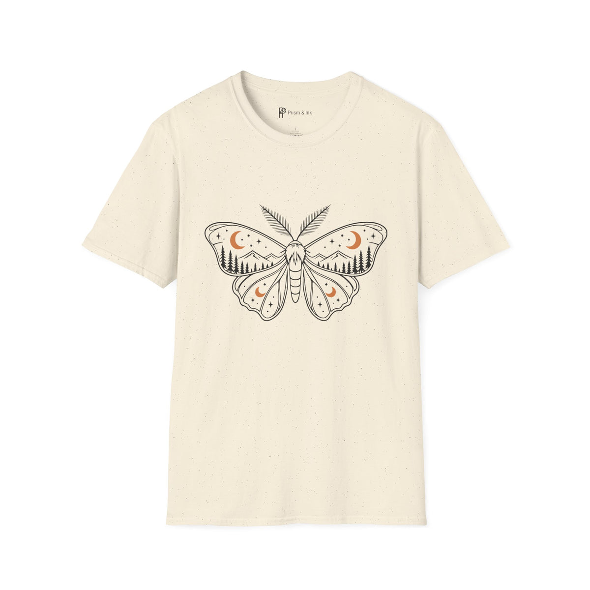 Midnight Moth Mountain Forest T-Shirt