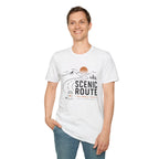 Scenic Route No Small Talk Coffee Roadtrip T-Shirt