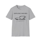 Offline Hours Coffee On T-Shirt