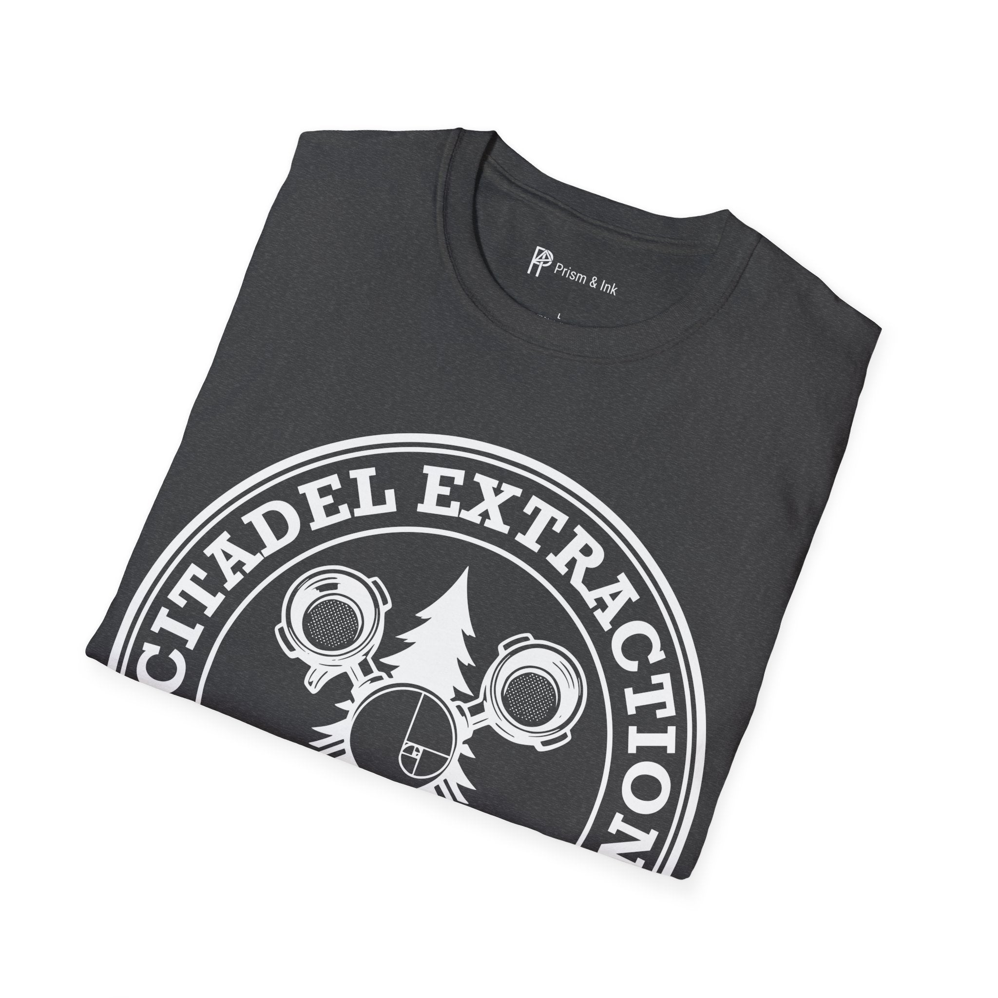 Citadel Extraction Guild T-Shirt — Professional Barista Badge & Golden Ratio