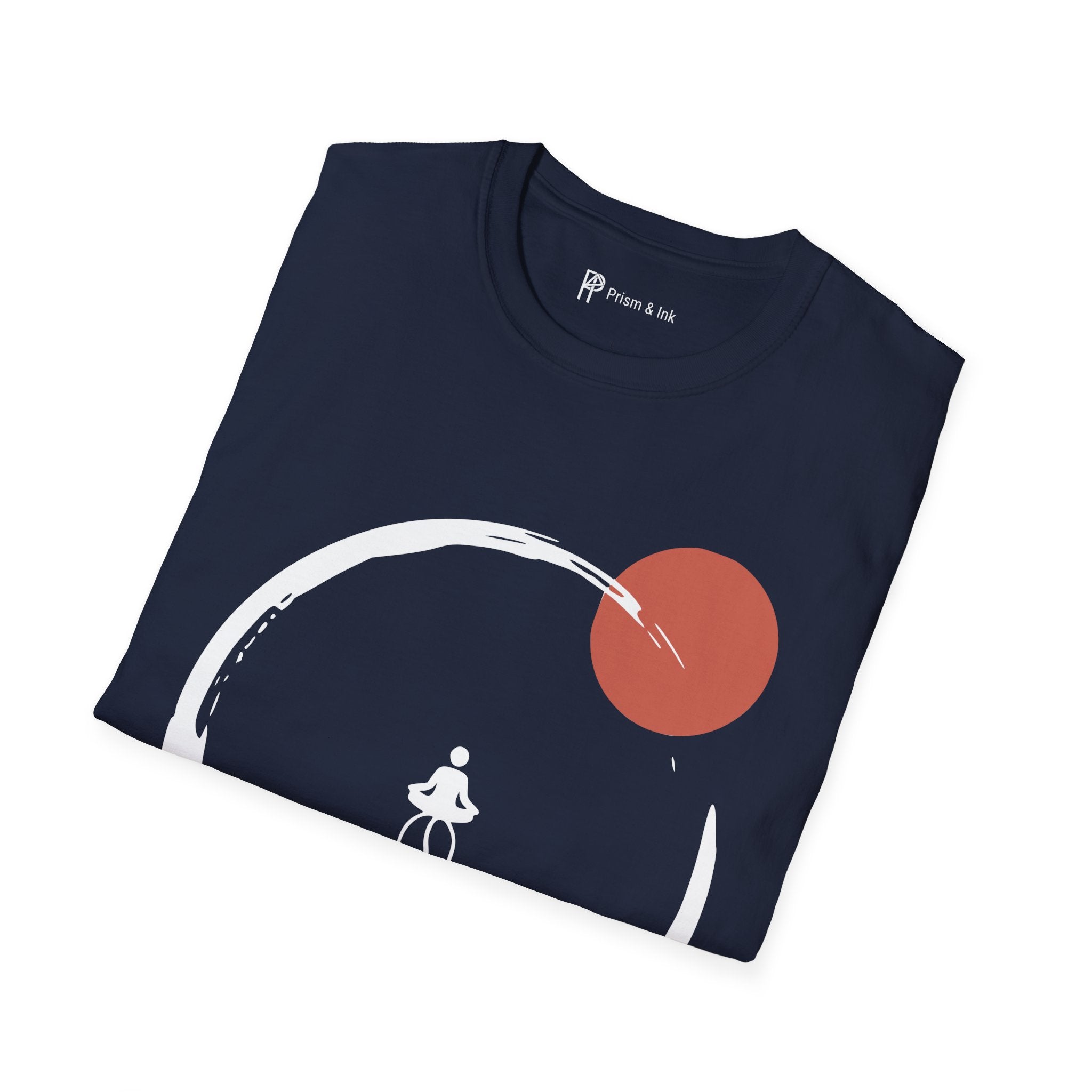 Caffeine Zen T-Shirt — Enso Circle and Meditating Coffee Bean
