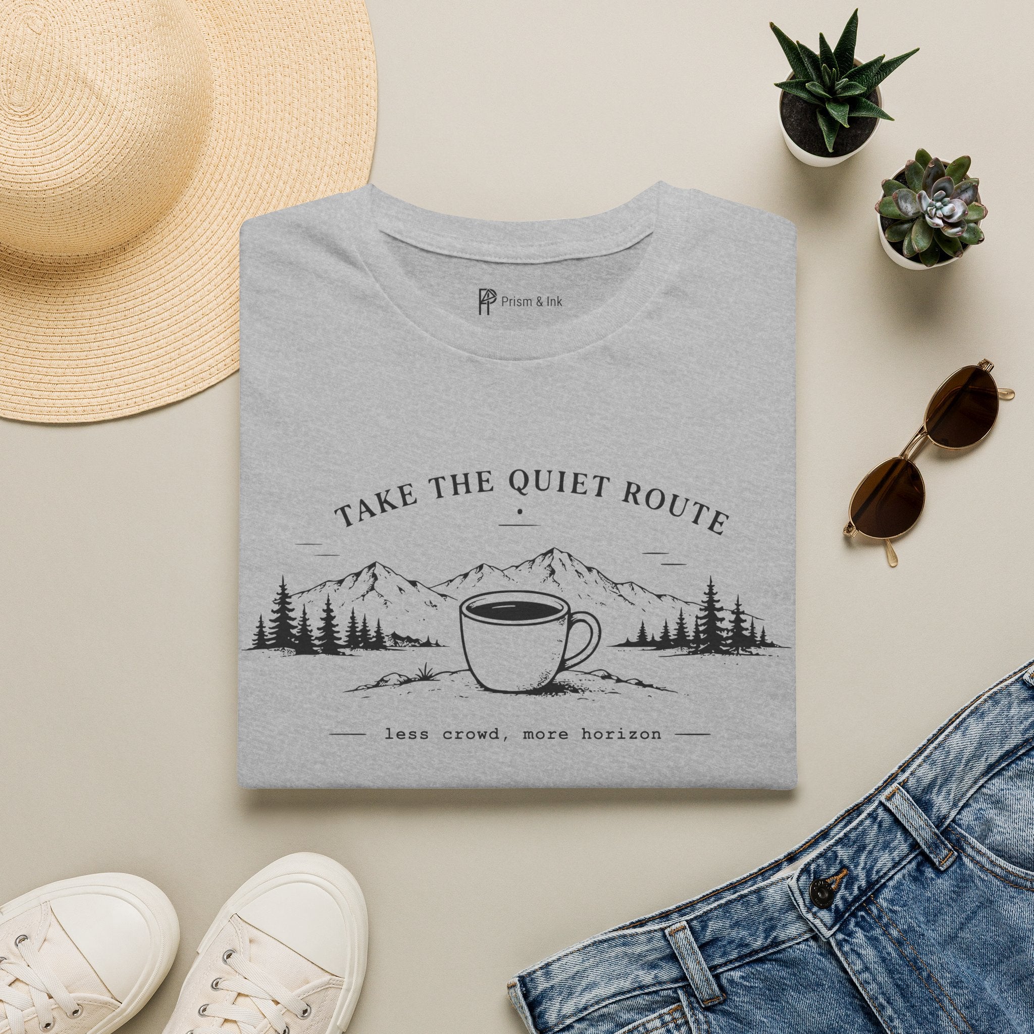 Take The Quiet Route Coffee T-Shirt
