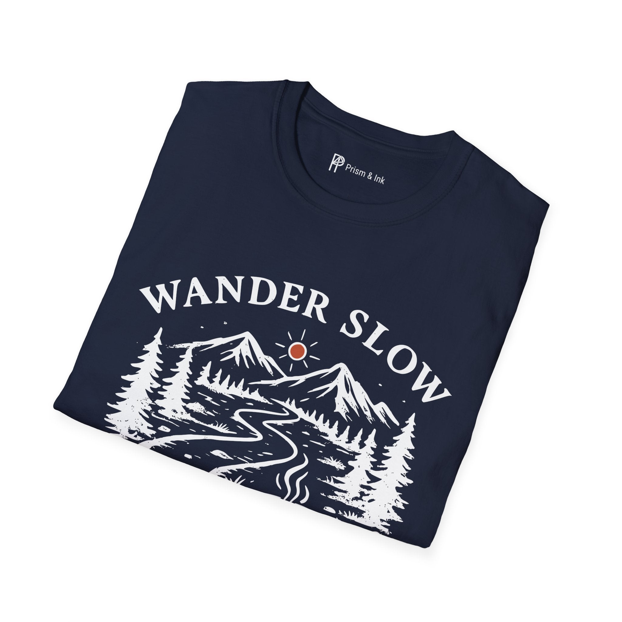 "Wander Slow" Mountain Trail T-Shirt