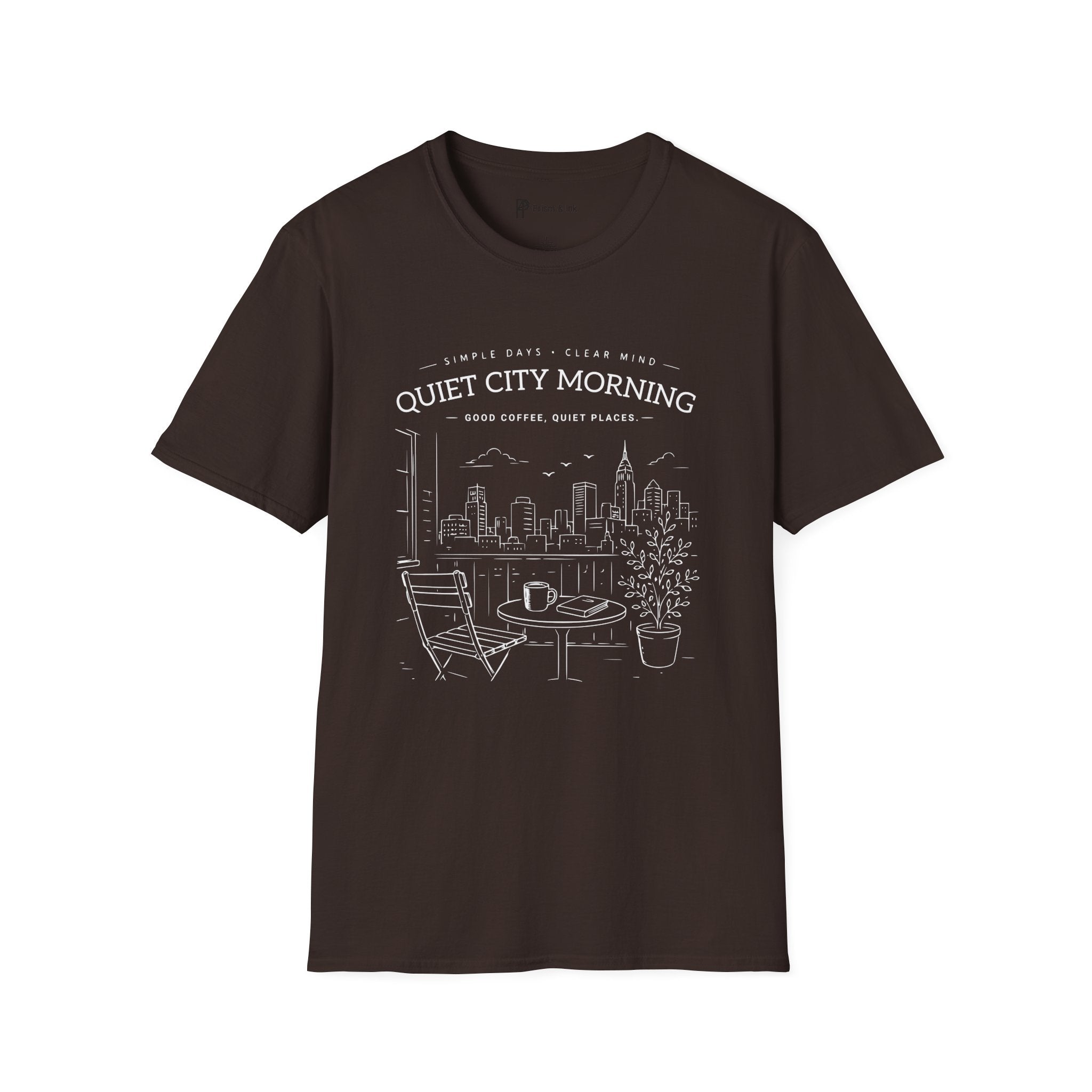 Quiet City Morning Coffee T-Shirt