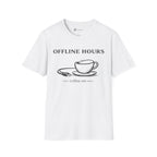 Offline Hours Coffee On T-Shirt