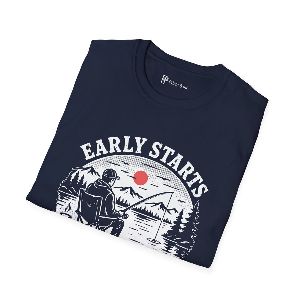 Early Starts Coffee & Quiet Water T-Shirt