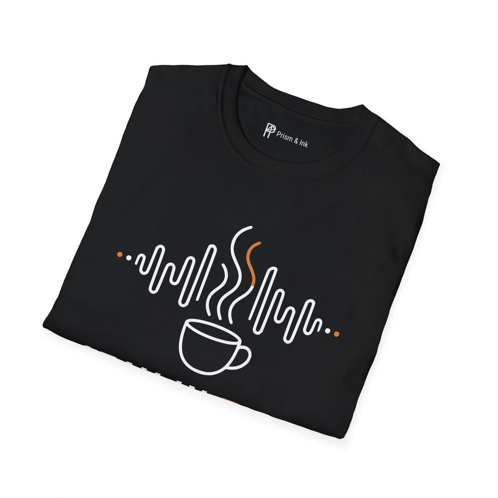 Stay In Tune Frequency Wave Coffee T-Shirt