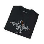 Stay In Tune Frequency Wave Coffee T-Shirt