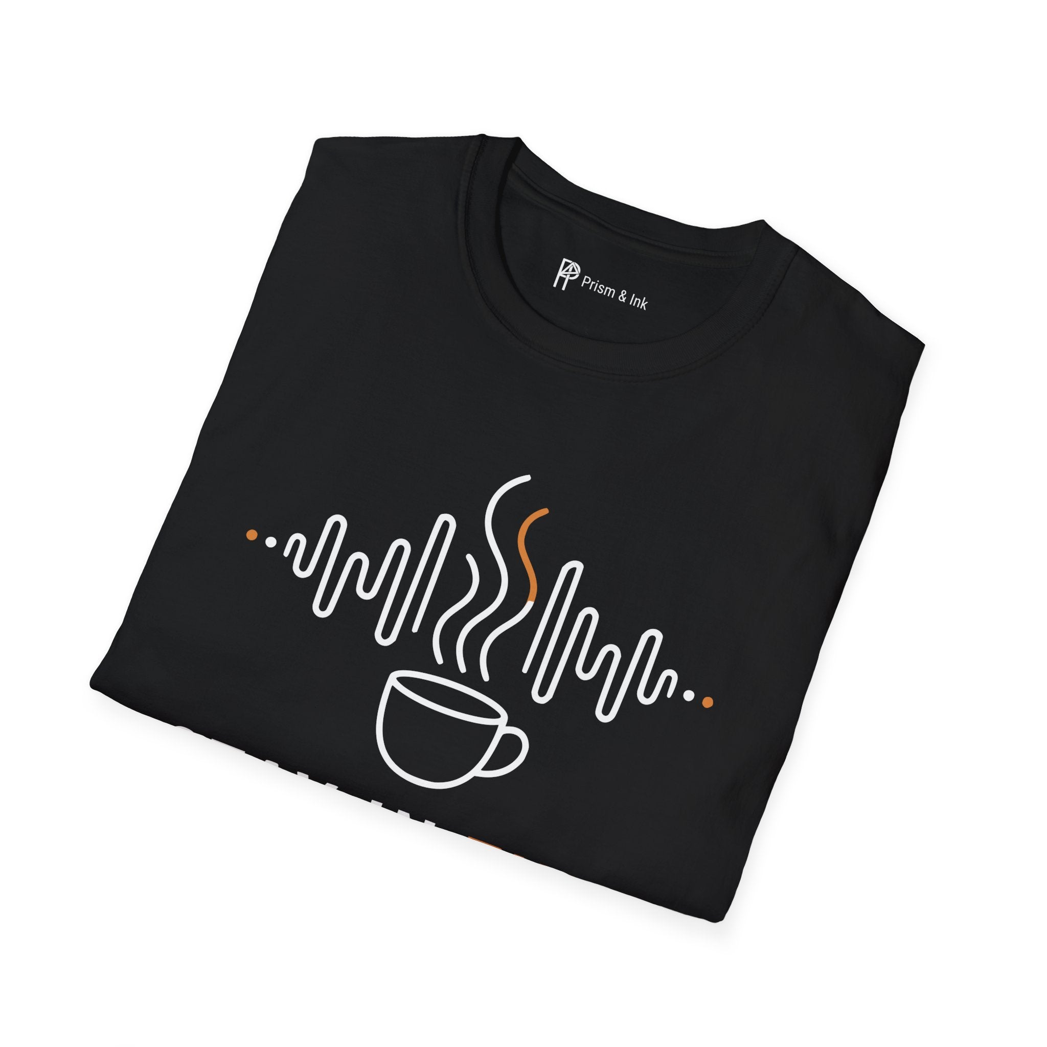 Stay In Tune Frequency Wave Coffee T-Shirt
