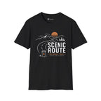 Scenic Route No Small Talk Coffee Roadtrip T-Shirt