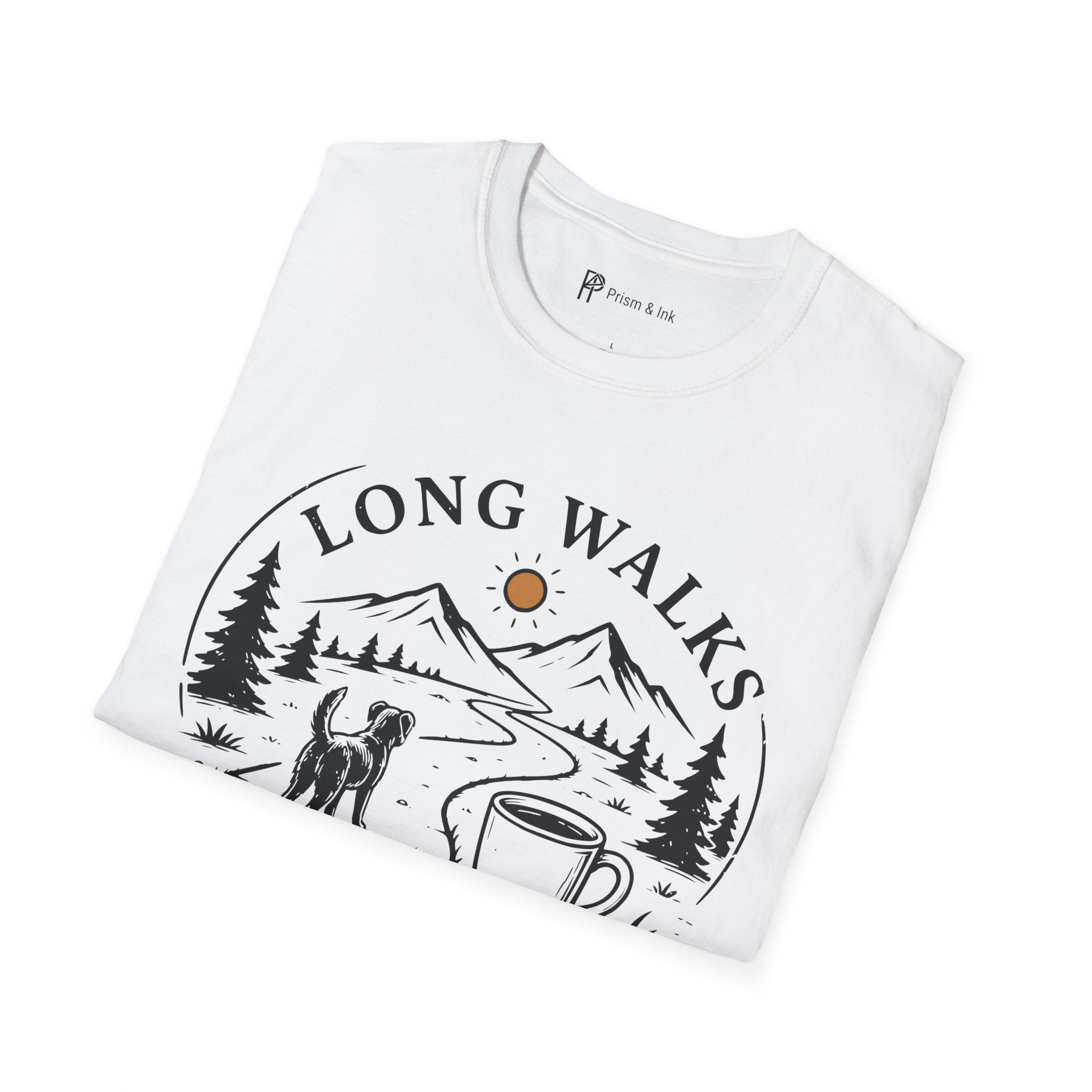 Long Walks & Good Coffee T-Shirt