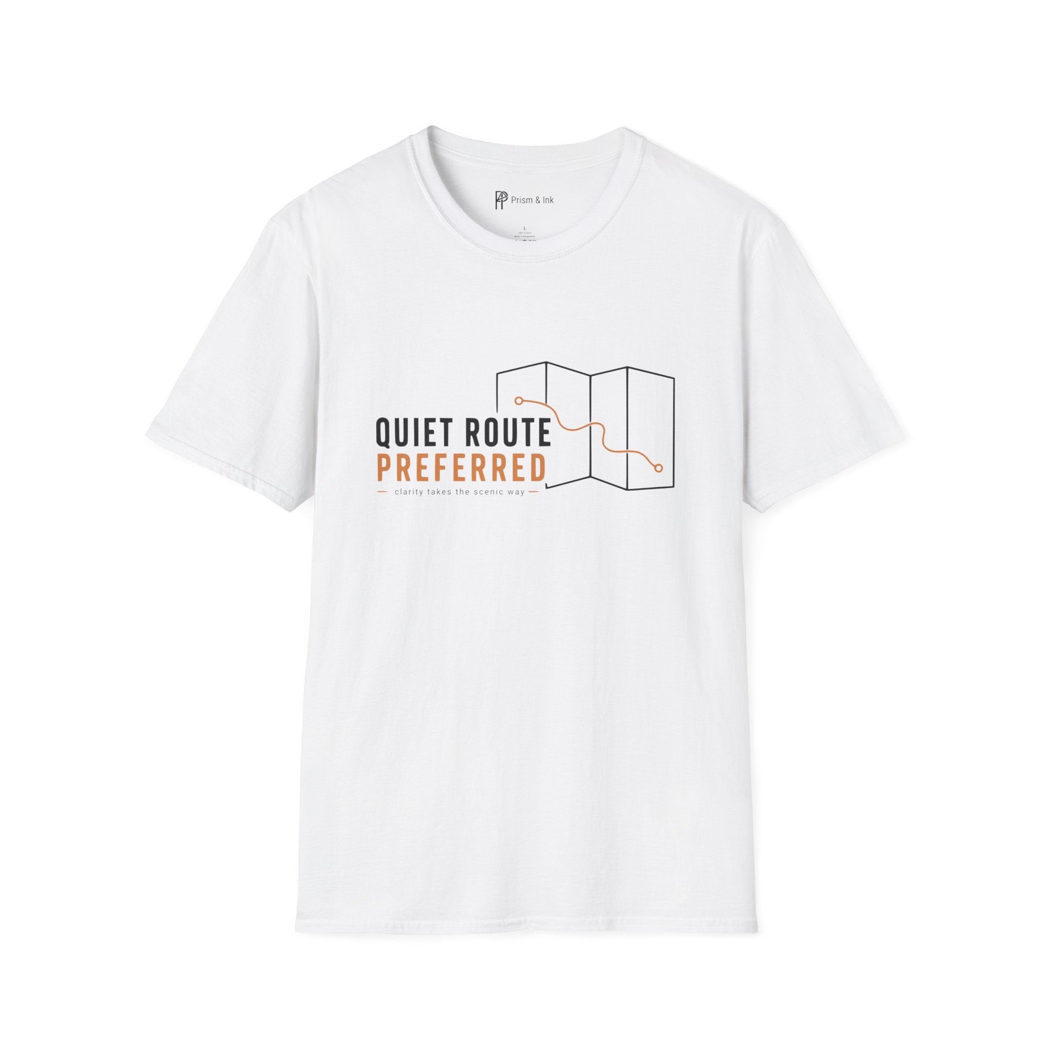 Quiet Route Preferred Minimalist Scenic Route T-Shirt