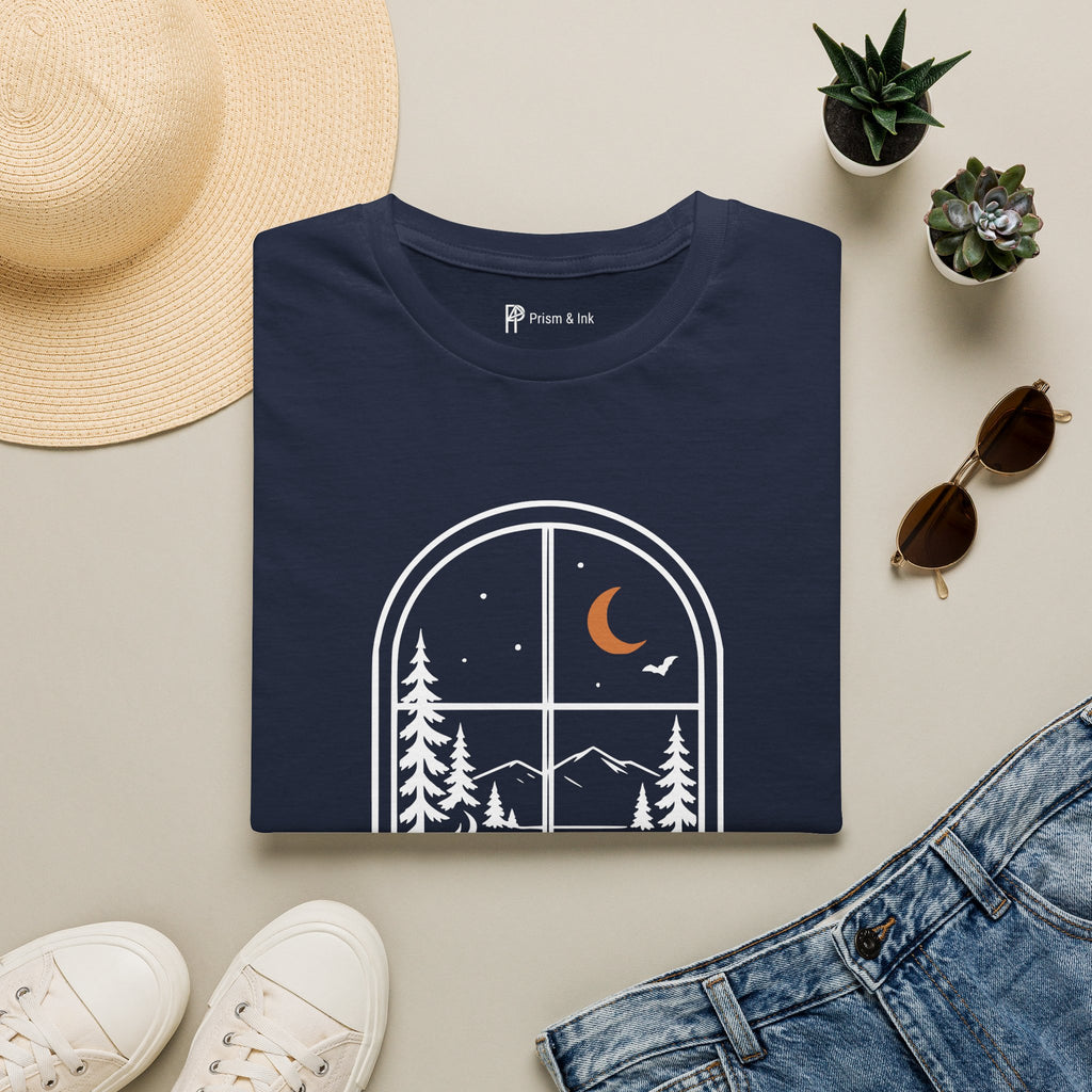 Cabin Lights Only Cat Coffee After Dark T-Shirt
