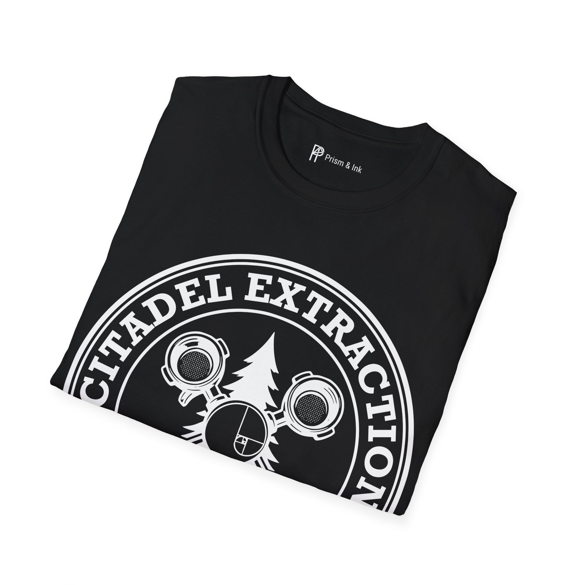 Citadel Extraction Guild T-Shirt — Professional Barista Badge & Golden Ratio