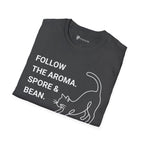 Follow the Aroma Cat Coffee T-Shirt