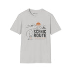 Scenic Route No Small Talk Coffee Roadtrip T-Shirt