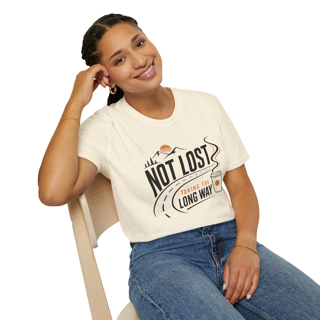 Not Lost Taking The Long Way Coffee T-Shirt