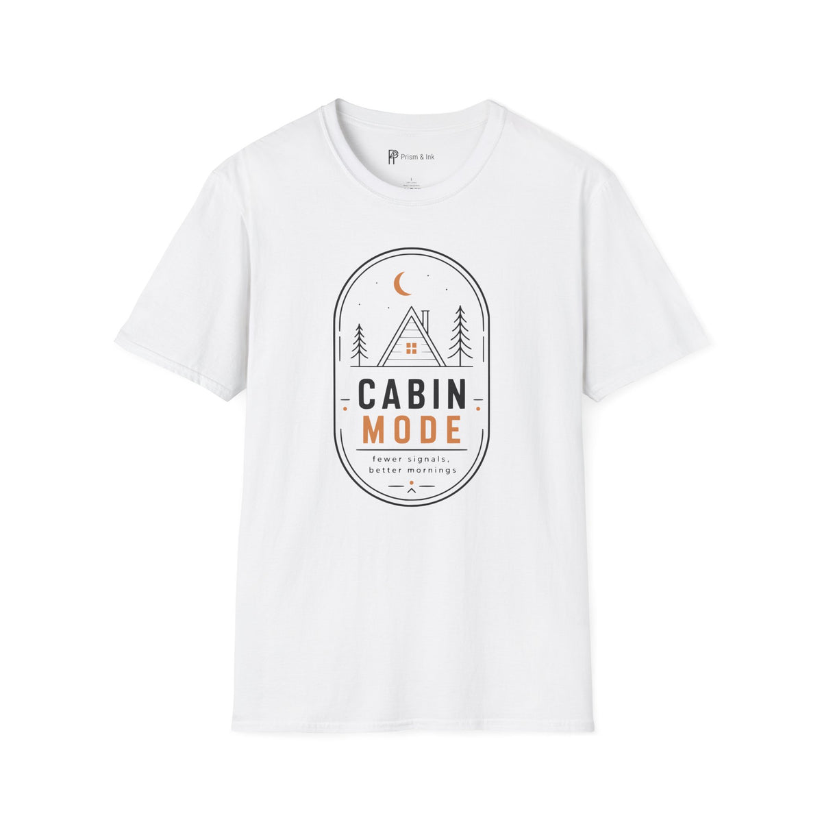 Cabin Mode Minimalist Slow Living Outdoor T-Shirt