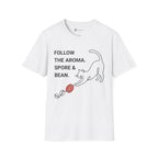 Follow the Aroma Cat Coffee T-Shirt