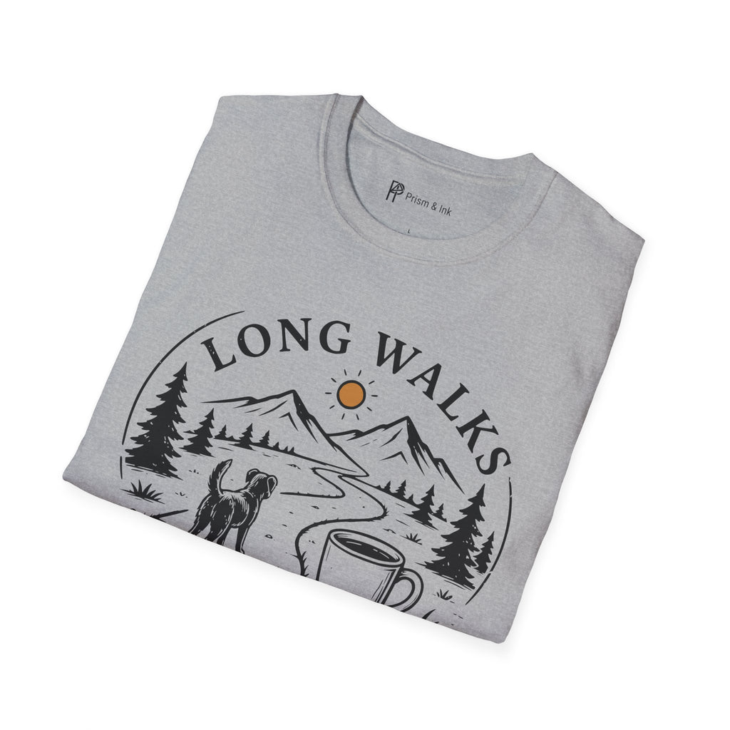 Long Walks & Good Coffee T-Shirt