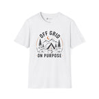 Off Grid On Purpose Camping Coffee T-Shirt
