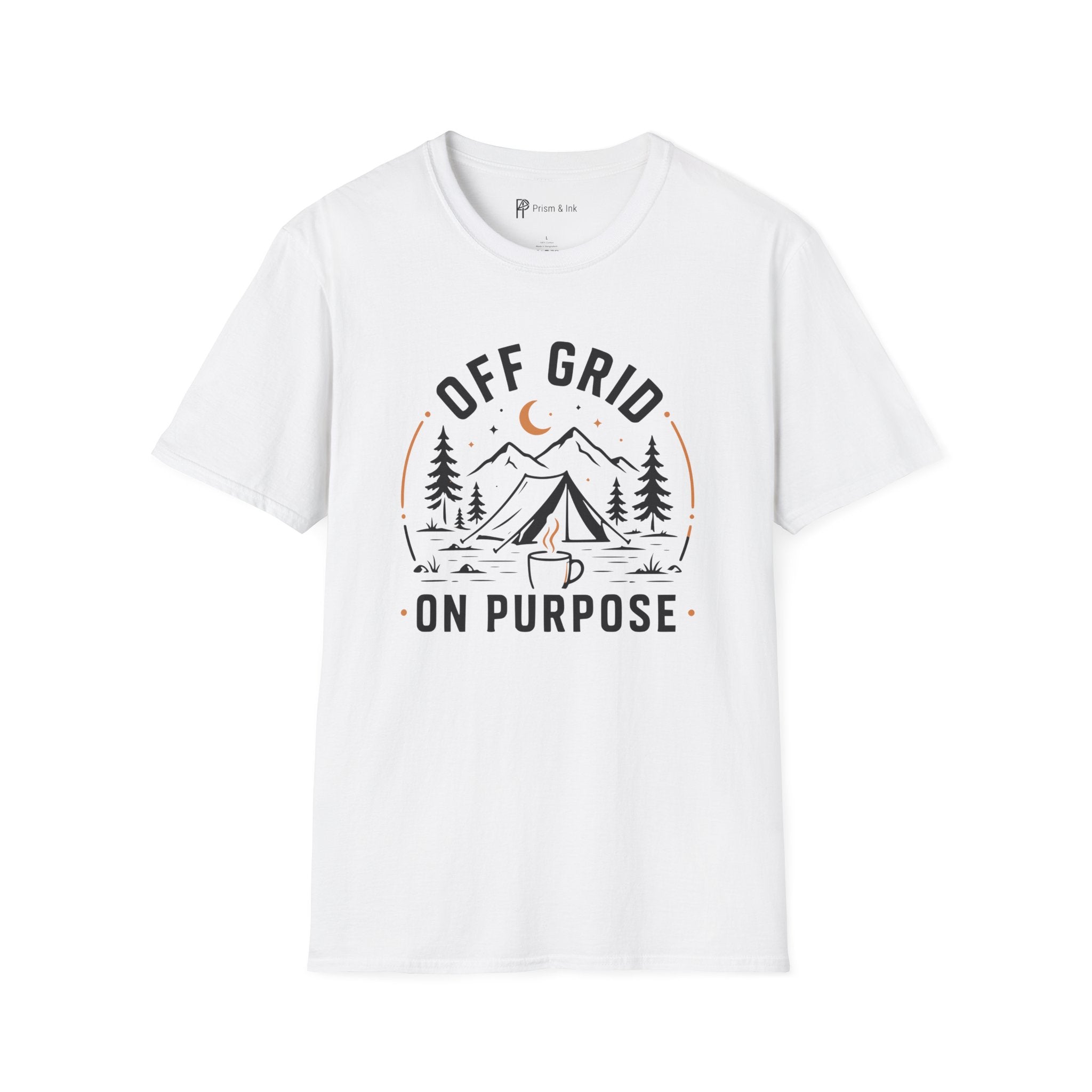 Off Grid On Purpose Camping Coffee T-Shirt
