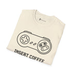 Insert Coffee to Continue Gamer T-Shirt