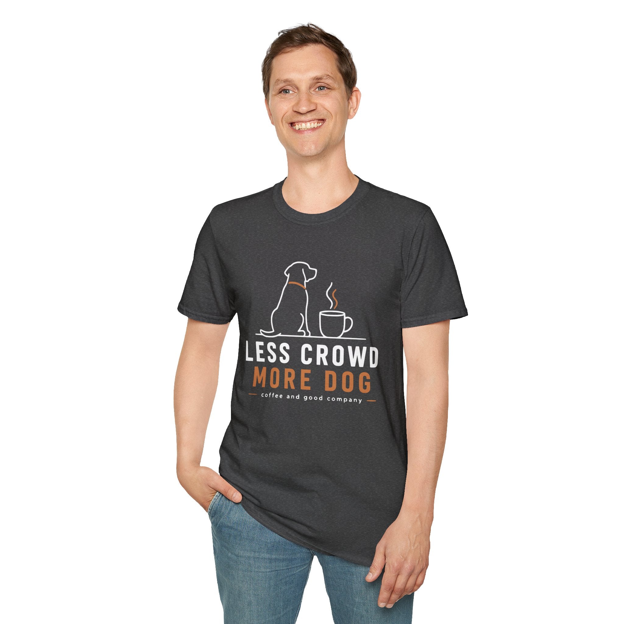 Less Crowd More Dog Coffee Lover T-Shirt