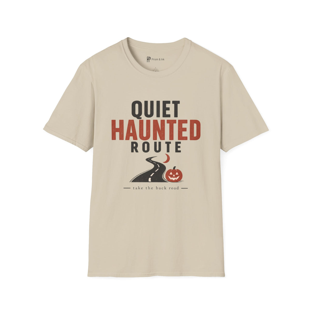 Quiet Haunted Route Halloween T-Shirt