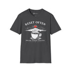Reset Often Coffee T-Shirt