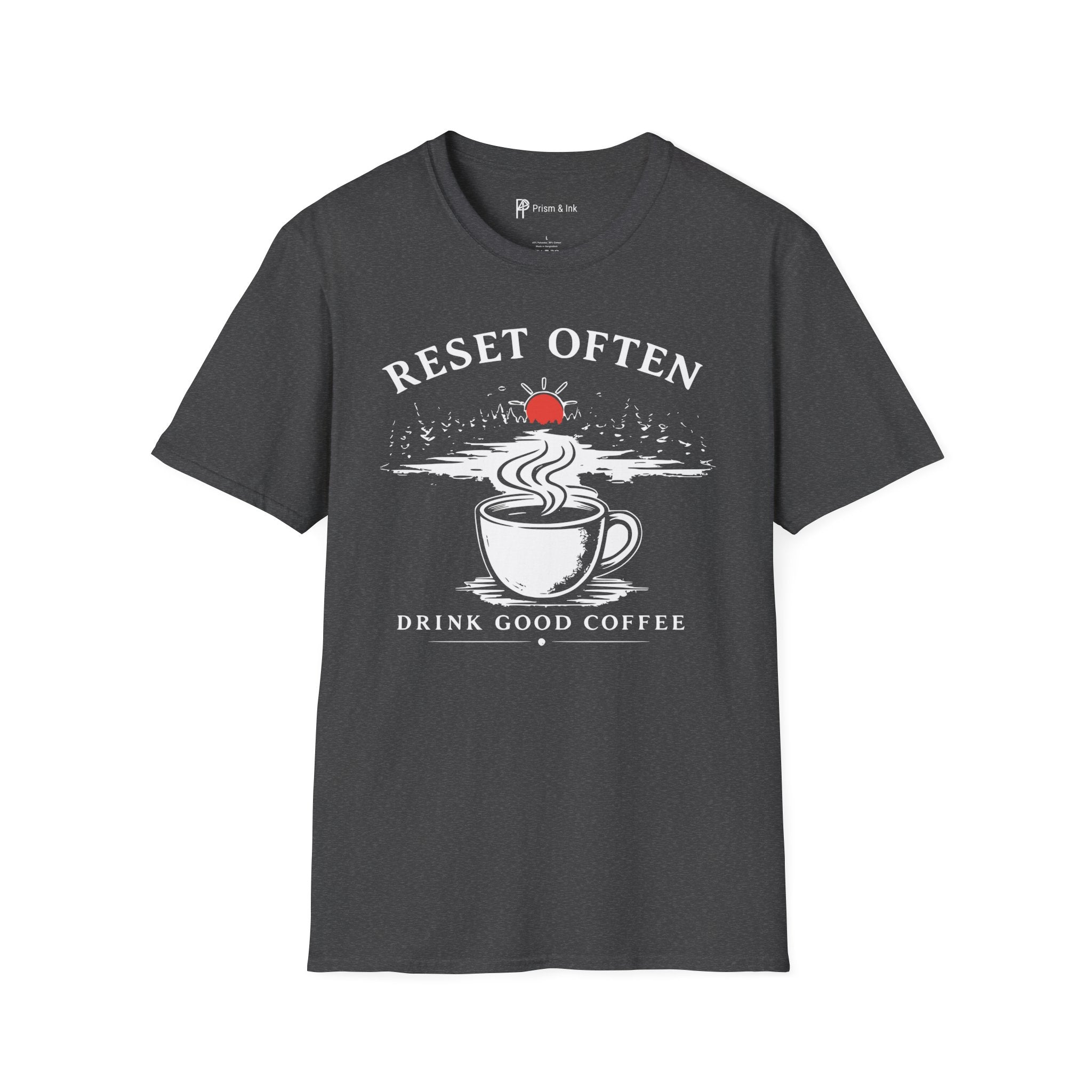 Reset Often Coffee T-Shirt