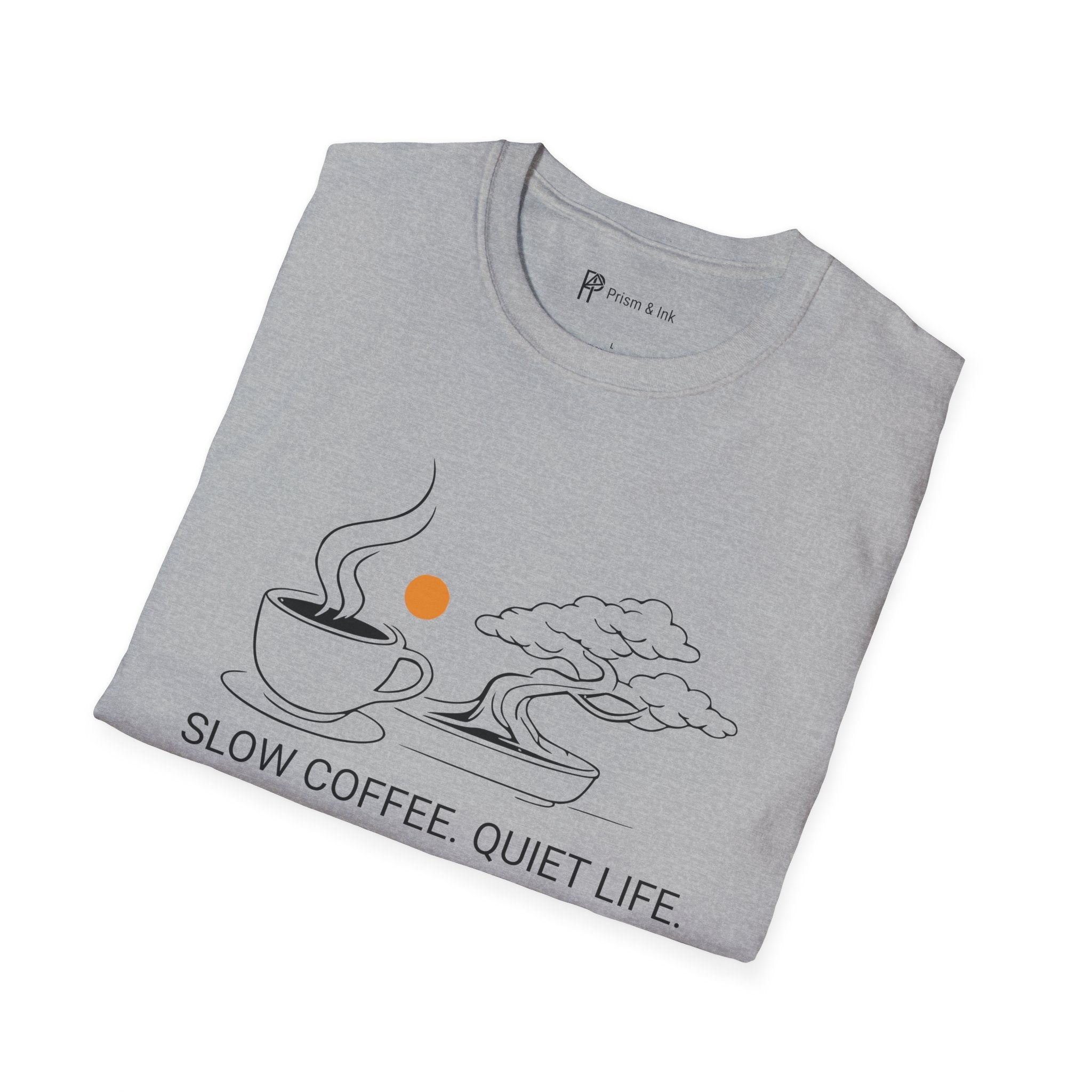 Slow Coffee Quiet Life Bonsai T-Shirt