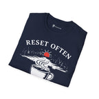 Reset Often Coffee T-Shirt